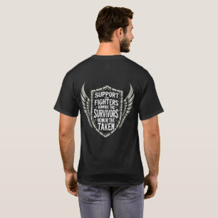 T-shirt Soutien contre le cancer du sein Admirer Honorer l