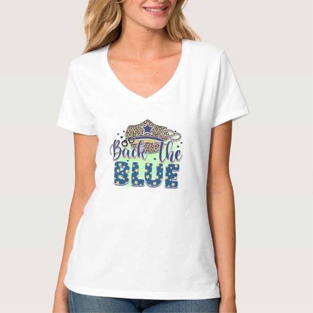 T-shirt Soutien de la police (Devant)