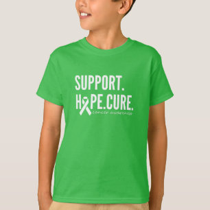 T-shirt soutien de la sensibilisation au cancer espoir pri