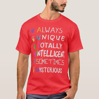T-shirt Soutien de la sensibilisation sur l'autisme Autism