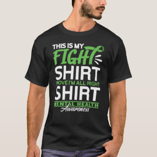 T-shirt Soutien de l'équipe I Lutte contre la dépression e