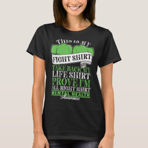 T-shirt Soutien de l'équipe I Lutte contre la dépression e