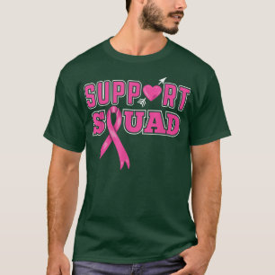 T-shirt Soutien de l'équipe Sensibilisation au cancer du s