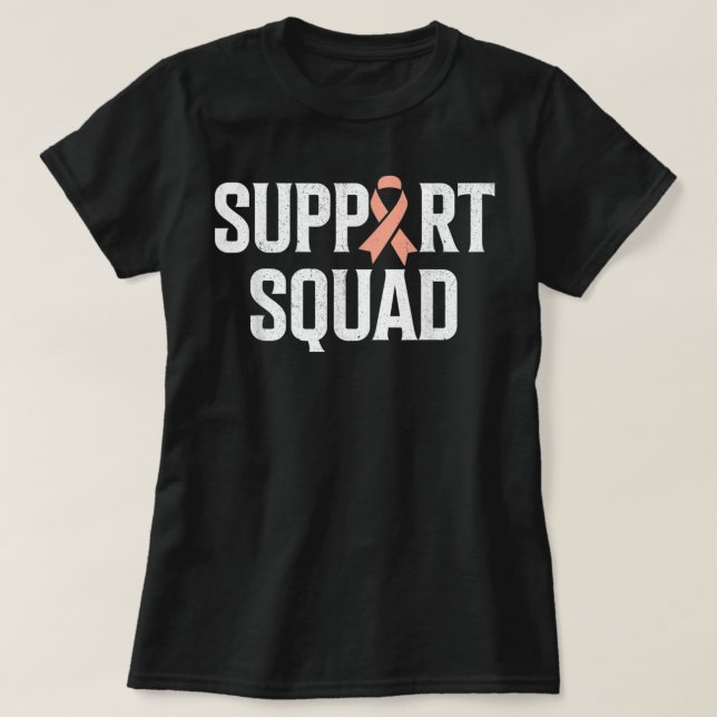 T-shirt Soutien de l'équipe Soutien à la sensibilisation a (Design devant)