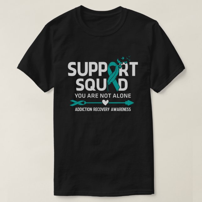 T-shirt Soutien des guerriers Équipe de rétablissement de  (Design devant)