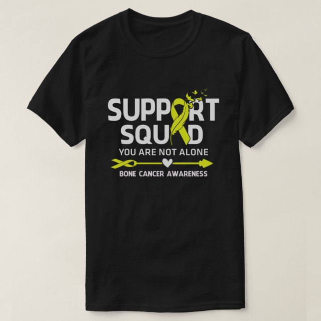 T-shirt Soutien des guerriers Équipe de sensibilisation au (Design devant)