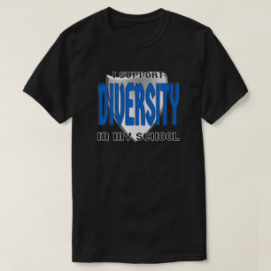 T-shirt Soutien Diversité dans mon école Logogoe Personnal