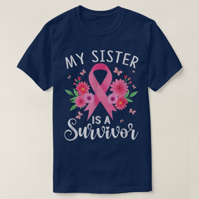T-shirt Soutien du cancer du sein (Design devant)