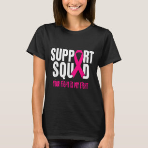 T-shirt Soutien du guerrier du cancer du sein Équipe du ca