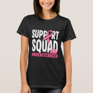 T-shirt Soutien du guerrier du cancer du sein Squad Pink R