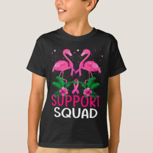 T-shirt Soutien du guerrier Équipe Flamant rose Cancer du 