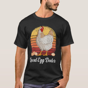 T-shirt Soutien du vendeur local d'oeufs poulets OEufs Lov
