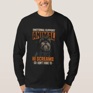 T-shirt Soutien émotionnel Animal Chih Tzu Chien race Chie