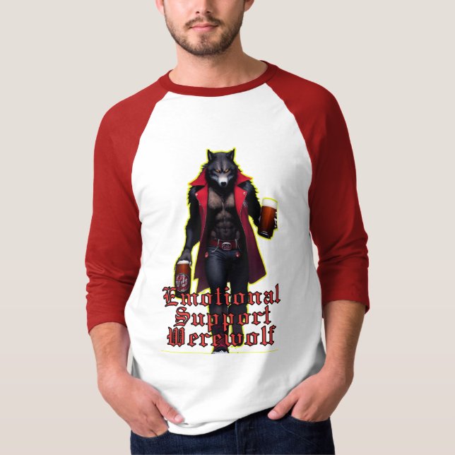 T-shirt Soutien émotionnel Werewolf (Devant)