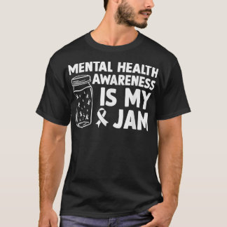T-shirt Soutien en santé mentale Sensibilisation à la sant