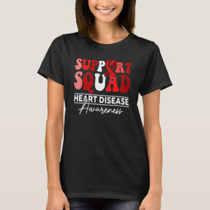 T-shirt Soutien Équipe Tournesol Coiffure Maladie cardiaqu