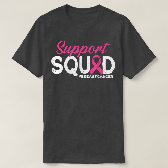 T-shirt Soutien Escadron de sensibilisation au cancer du s (Design devant)