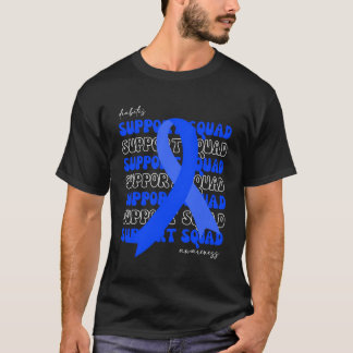 T-shirt Soutien Escadron de sensibilisation au diabète Blu