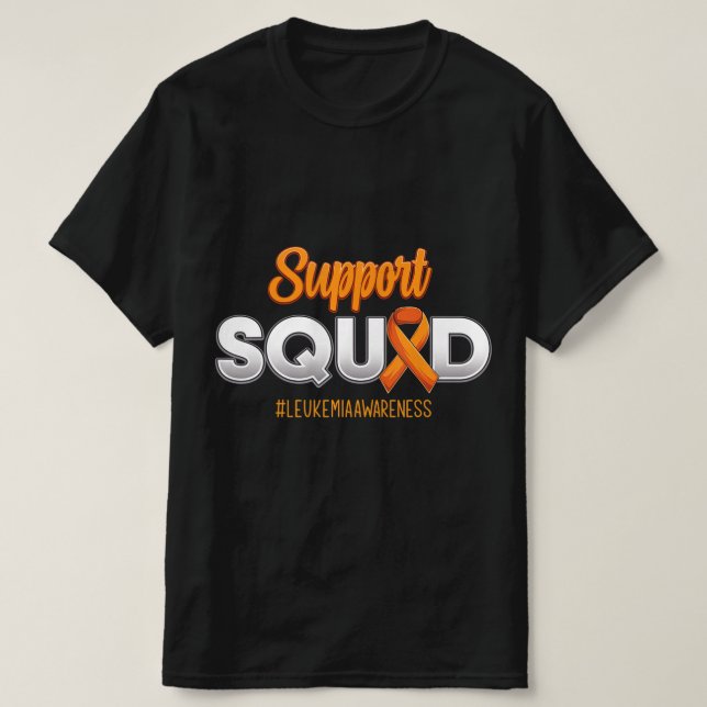 T-shirt Soutien Escadron Leucémie Lutte pour (Design devant)