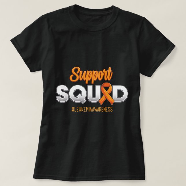 T-shirt Soutien Escadron Leucémie Lutte pour (Design devant)