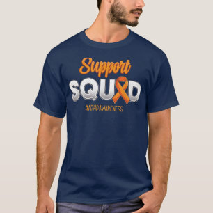 T-shirt Soutien Escadron TDAH Sensibilisation Forte Guerri