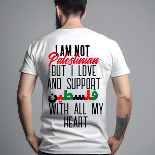 T-shirt Soutien et drapeau pour la Palestine libre
