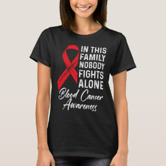 T-shirt Soutien familial Cancer du sang Sensibilisation au