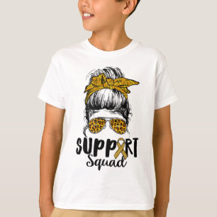 T-shirt Soutien Femmes De L'Escadron Leopard Messy Bun Rsd