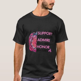 T-shirt Soutien Les Combattants Admirent Les Survivants Ho