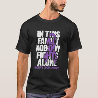 T-shirt Soutien pancréatique au cancer Soutien familial Ca