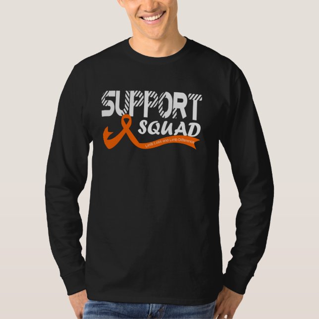 T-shirt Soutien perte de membre de l'équipe et différence  (Devant)