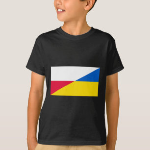 T-shirt Soutien polonais à l'Ukraine Drapeau ukrainien et