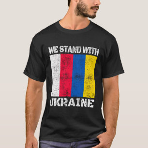 T-shirt Soutien Polonais Pologne Ukraine Nous Sommes Avec