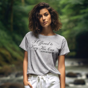 T-shirt Soutien sans excuses : "J'ai proposé de mettre la 