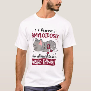 T-shirt Soutien Sensibilisation à l'amyloïdose Cadeaux de 