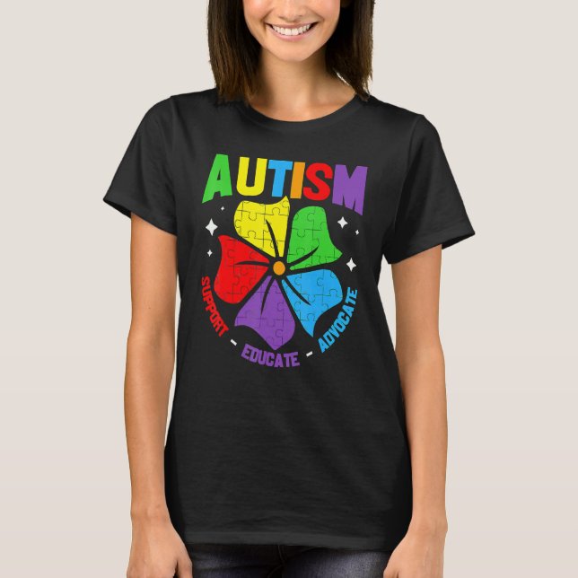 T-shirt Soutien sensibilisation sur l'autisme Autisme Enfa (Devant)