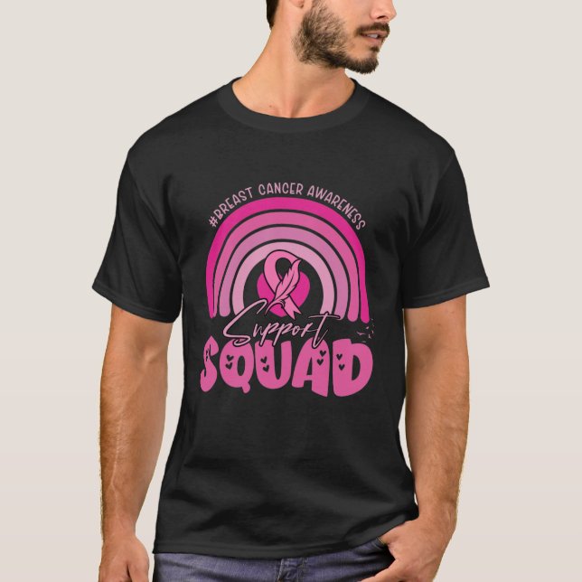 T-shirt Soutien Squad Lutte contre le cancer du sein, canc (Devant)