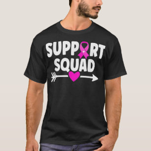 T-shirt Soutien Squad Sensibilisation au cancer du sein Oc