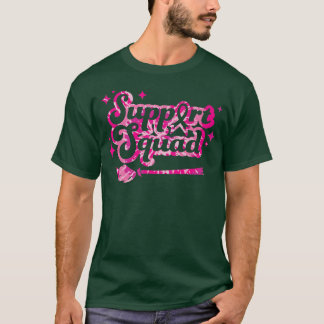 T-shirt Soutien Squad Sensibilisation au cancer du sein ro