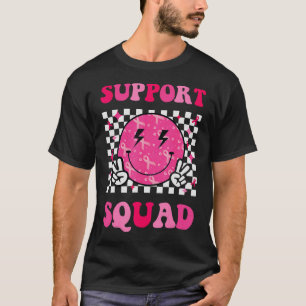 T-shirt Soutien Squad Sensibilisation au cancer du sein Ru