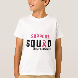 T-shirt Soutien Squad Sensibilisation au cancer du sein Ru