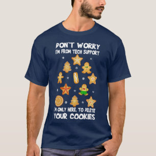 T-shirt Soutien technique de Noël drôle Ne vous inquiétez 