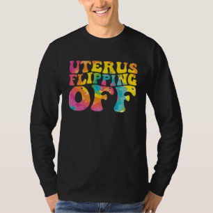 T-shirt Soutien Utérus Tie Dye Produits de Récupération d'