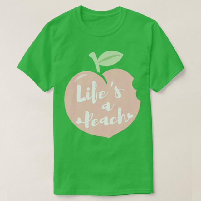 T-shirt Soutient un devis Inspirationnel Peach (Design devant)