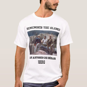 T-shirt Souvenez-vous de l'Alamo Davy Crockett 