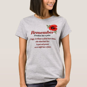 T-shirt Souvenez-vous de Poppy Tribute Shirt