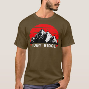 T-shirt Souvenez-vous de Ruby Ridge Idaho Mountain 2