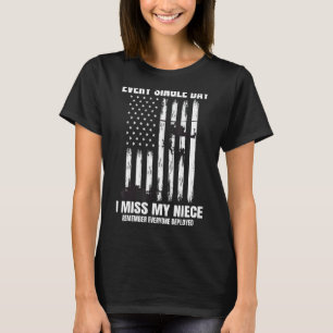 T-shirt Souvenez-vous de tous les militaires déployés nièc