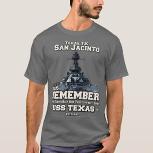 T-shirt Souvenez-vous du navire de guerre USS Texas BB35