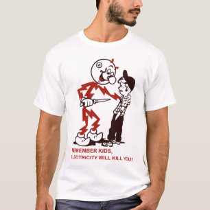 T-shirt Souvenez-vous que l'électricité pour enfants vous